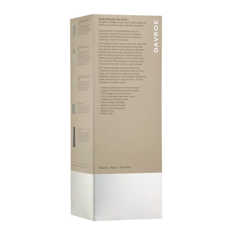 Набір продуктів для догляду за шкірою голови та волоссям DAVROE Scalp Remedy Spa Pack 3565 фото