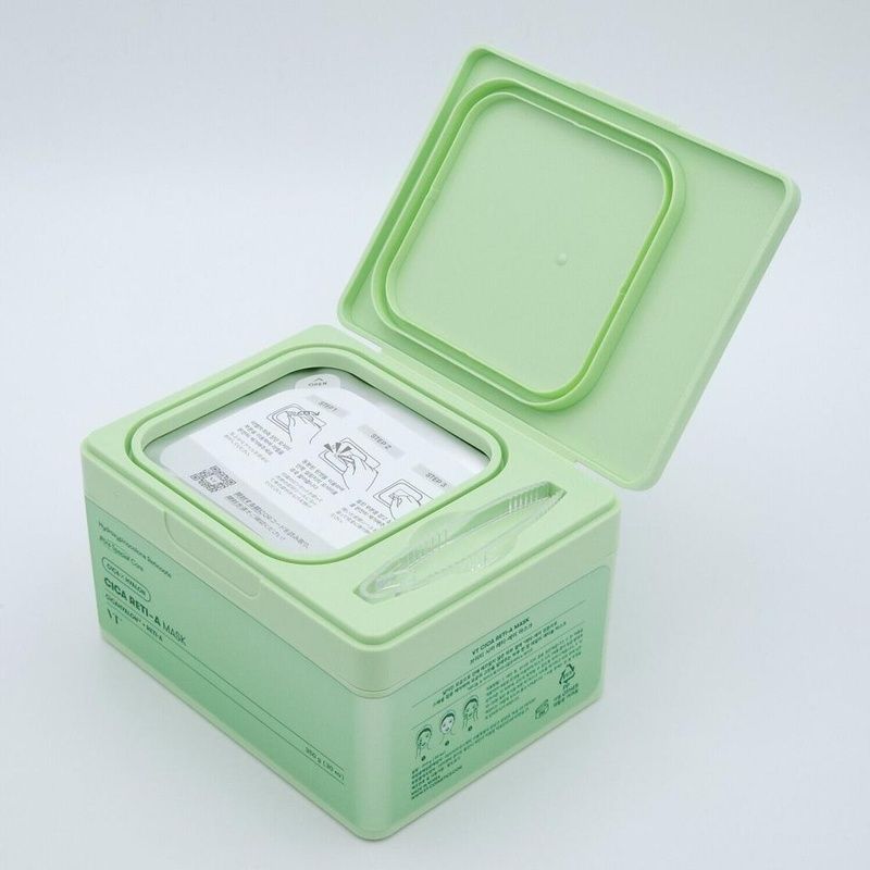 Набір зволожувально-відлущувальних тканинних масок VT Cosmetics Cica Reti-A Mask, 30 шт 8809695678028 фото
