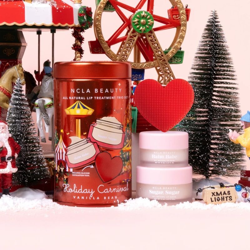 Подарунковий набір для догляду за губами &laquo;Ваніль&raquo; NCLA Beauty Holiday Carnival (Vanilla Bean) Lip Care Set, 3 в 1 860011722892 фото