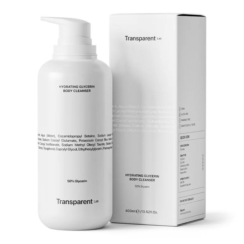 Зволожуючий засіб для очищення тіла з гліцерином Transparent Lab Hydrating Glycerin Body Cleanser, 400 мл 43633 фото