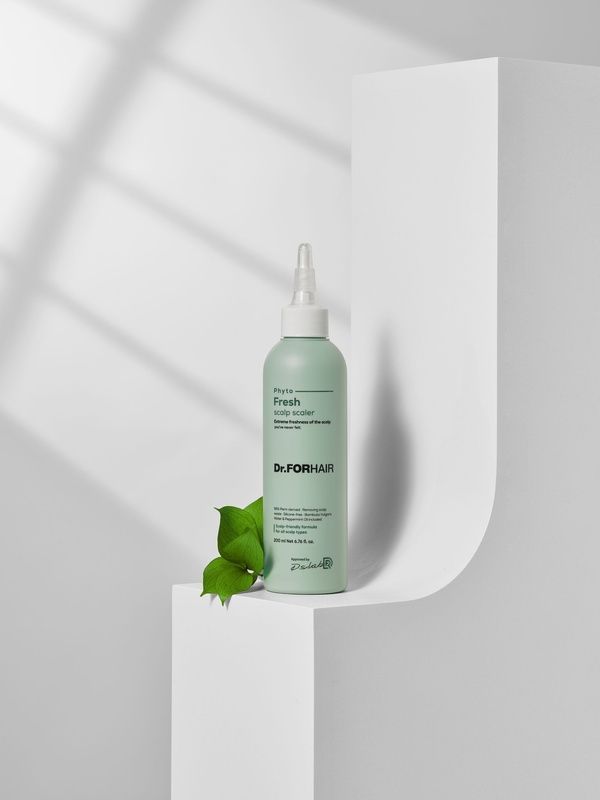 Освіжаюча маска-пілінг для очищення шкіри голови Dr.FORHAIR Phyto Fresh Scalp Scaler, 200мл 8809485533506 фото