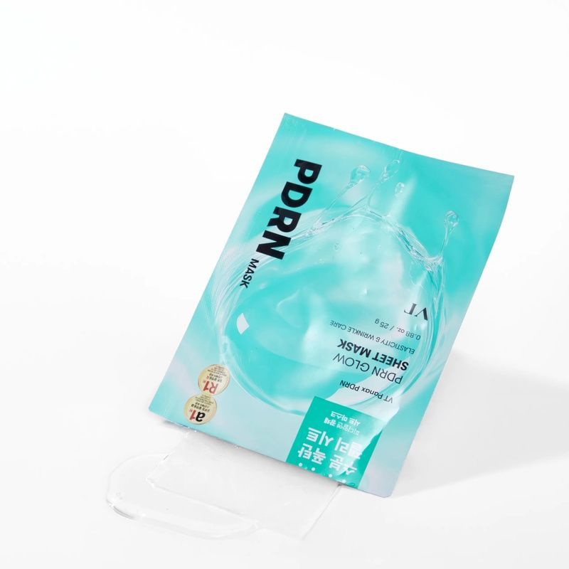 Маска з PDRN для інтенсивного відновлення та сяйва шкіри VT Cosmetics PDRN Glow Mask, 1 шт 8803463016302 фото