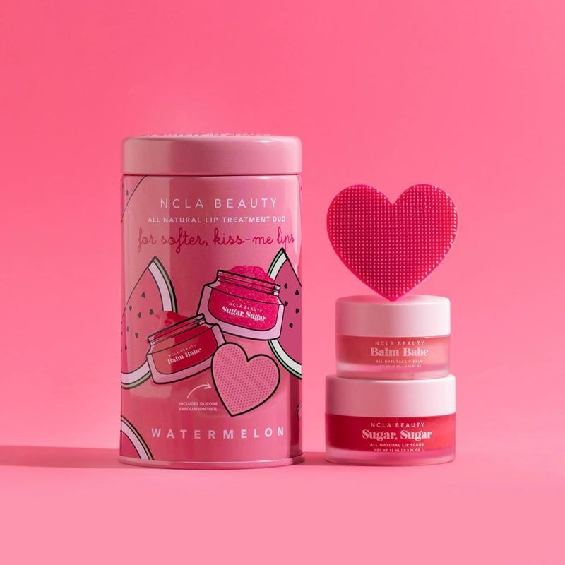Подарунковий набір для догляду за губами &laquo;Кавун&raquo; NCLA Beauty Watermelon Lip Treatment Set, 3 в 1 672975952112 фото