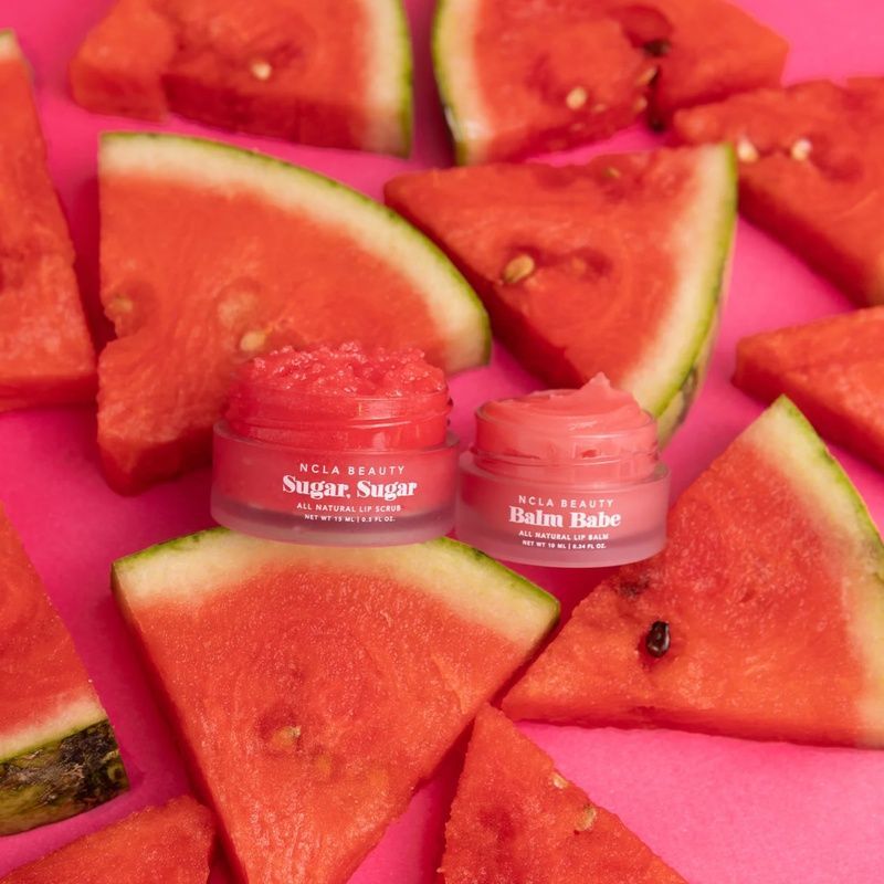 Подарунковий набір для догляду за губами &laquo;Кавун&raquo; NCLA Beauty Watermelon Lip Treatment Set, 3 в 1 672975952112 фото