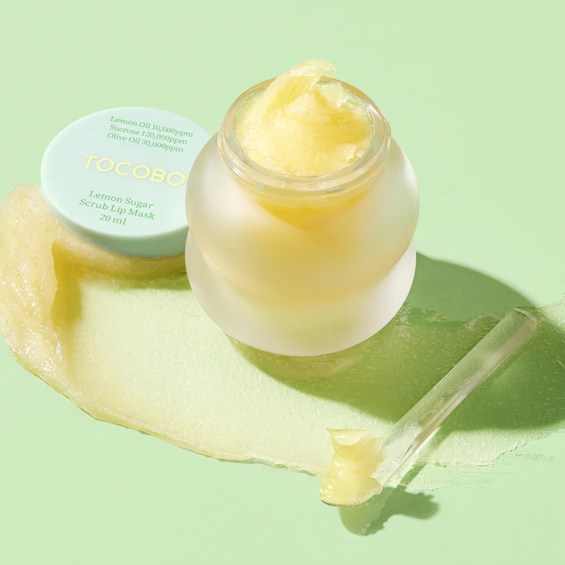 Цукровий скраб-маска для губ з лимоном Tocobo Lemon Sugar Scrub Lip Mask, 20 мл 8809835060393 фото