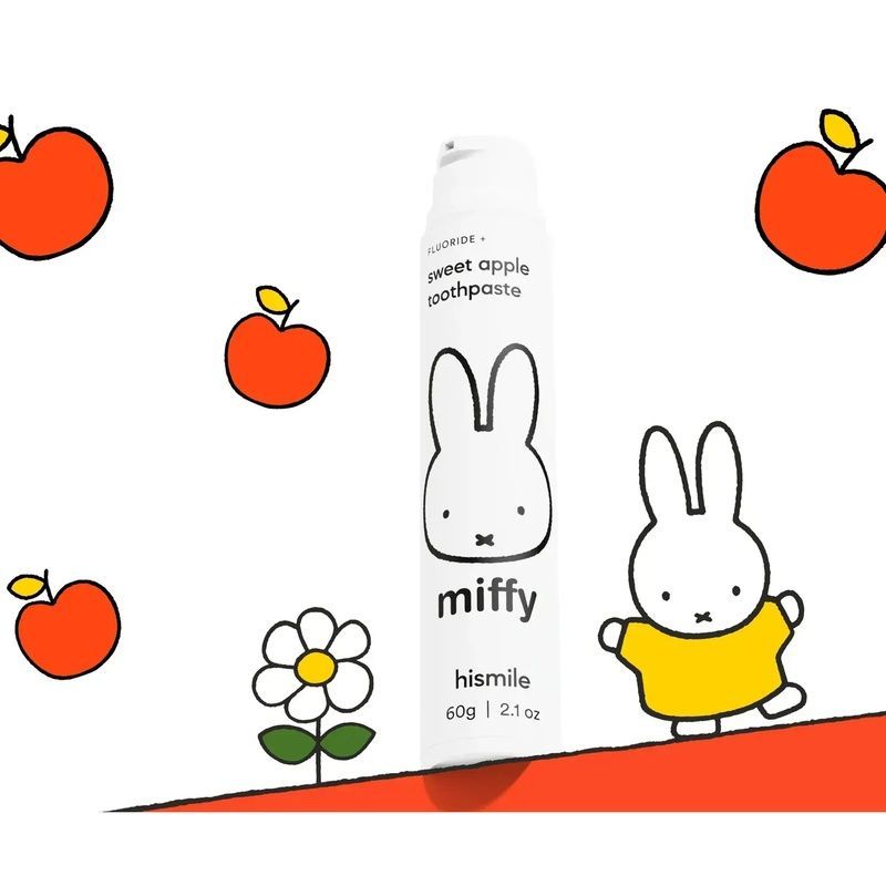 Зубна паста зі смаком солодкого яблука Hismile Miffy Toothpaste, 60 г 93575409 фото