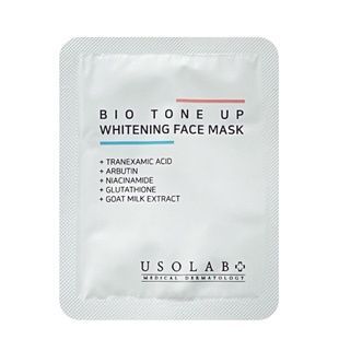 Маска для освітлення та сяяння шкіри обличчя USOLAB Bio Tone Up Whitening Face Mask, 5 мл 8809800004454 фото
