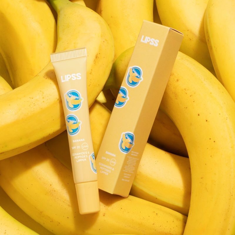 Блиск для губ Lipss Banana Lipper SPF20, 10 мл 4820276881075 фото