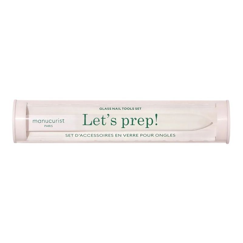 Набір аксесуарів для нігтів Manucurist Trio Glass Naip Preparation 3662263143176 фото