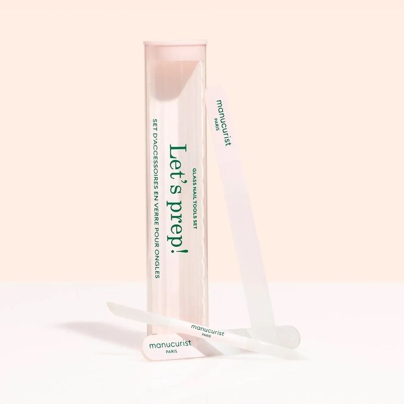 Набір аксесуарів для нігтів Manucurist Trio Glass Naip Preparation 3662263143176 фото