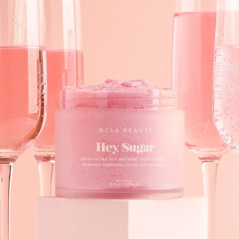 Скраб для тіла &laquo;Рожеве шампанське&raquo; NCLA Beauty Hey, Sugar Body Scrub - Pink Champagne Короткий термін, 250 г 658580422646 фото