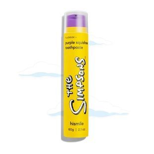 Зубна паста для м'якого відбілювання Hismile The Simpsons Purple Squishee Toothpaste, 60 г 93575485 фото