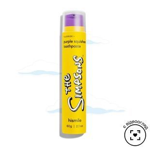 Зубна паста для м'якого відбілювання Hismile The Simpsons Purple Squishee Toothpaste, 60 г 93575485 фото