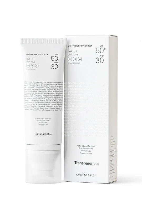 Легкий сонцезахисний крем SPF50+ Transparent Lab Lightweight Sunscreen SPF50+, 100 мл 5687985 фото