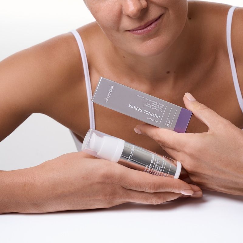 Сироватка для обличчя із ретинолом whocares Next-Gen Retinol Serum, 2 мл 4820268260505 фото