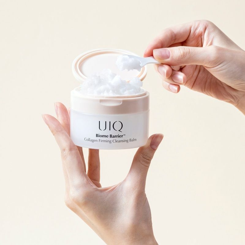 Гідрофільний бальзам з колагеном UIQ Biome Barrier&trade; Collagen Firming Cleansing Balm, 10 мл 8809771750396 фото