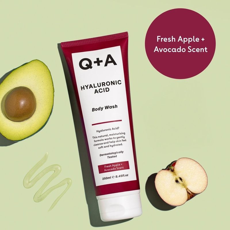 Очищуючий гель для тіла з гіалуроновою кислотою Q+A Hyaluronic Acid Body Wash, 250 мл 5060486266203 фото