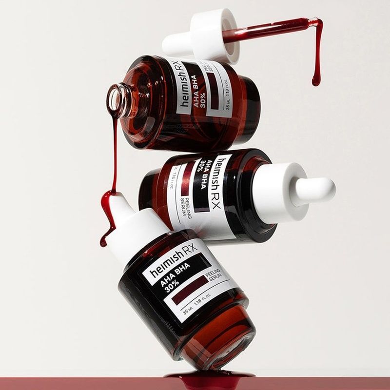 Пілінг-сироватка для обличчя з комплексом кислот Heimish RX AHA BHA Peeling Serum, 35 мл 8809481762627 фото