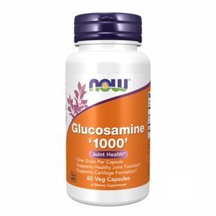 Глюкозамін NOW Glucosamine 1000 мг вег. капсули, 60 шт 733739032379 фото