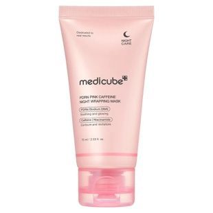 Нічна маска-плівка з полінуклеотидами та кофеїном Medicube PDRN Pink Caffeine Night Wrapping Mask, 75 мл 8800289474774 фото