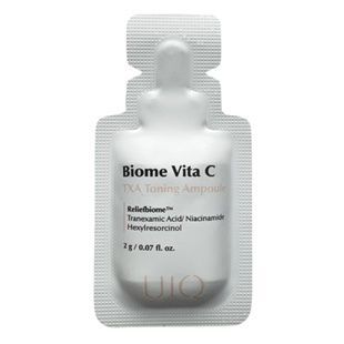 Освітлювальна концентрована сироватка з транексамовою кислотою UIQ Biome Vita C TXA Toning Ampoule, 2 мл 4986 фото