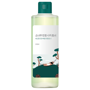 Заспокійливий тонер з ектрактом голок сосни Round Lab Pine Calming Cica Toner, 250 мл 8809783326718 фото