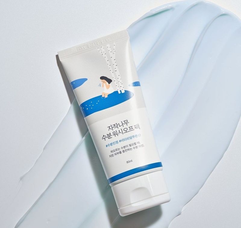 Зволожуюча маска з березовим соком ROUND LAB Birch Juice Moisturizing Washoff Pack, 80 мл 8809738604762 фото