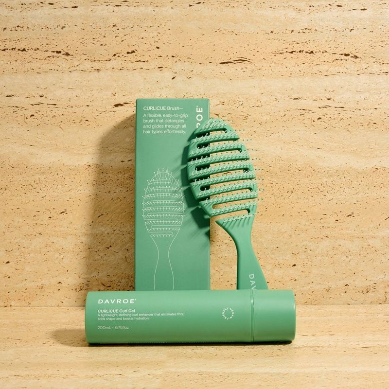 Гребінець для волосся Davroe CURLiCUE brush, 1 шт 3498 фото