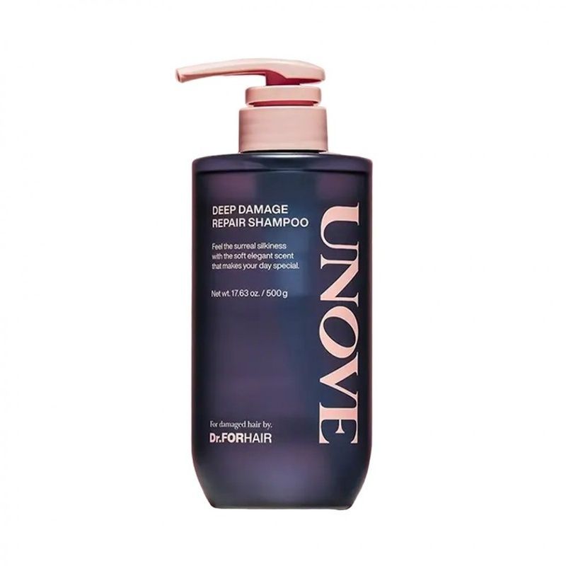 Відновлювальний шампунь для пошкодженого волосся Unove Deep Damage Repair Shampoo, 500 мл 8809669502571 фото