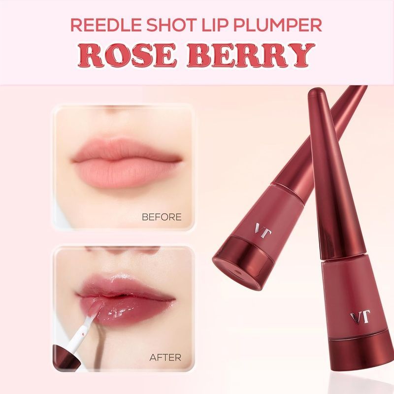 Зволожуючий і об&rsquo;ємний блиск для губ VT COSMETICS Reedle Shot Lip Plumper Roseberry, 4.3 г 8803463009366 фото