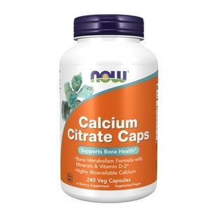 Кальцію цитрат NOW Calcium Citrate вег. капсули, 240 шт 733739012371 фото