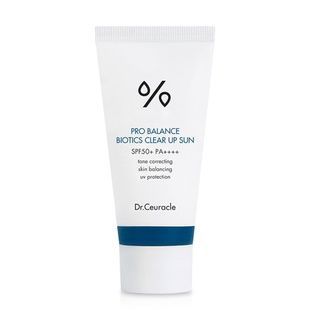 Сонцезахисний освітлюючий крем з пробіотиками Dr. Ceuracle Pro Balance Biotics Clear Up Sun SPF 50+ PA++++, 50 мл 8806133614884 фото