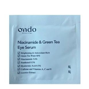 Сироватка з ніацинамідом для шкіри навколо очей Ondo Beauty 36.5 Niacinamide & Green Tea Eye Serum, 1.5 мл 8437016160329 фото