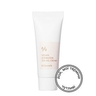 Веганський крем-гель з екстрактом комбучі Dr.Ceuracle Vegan Kombucha Tea Gel Cream, 15 г 8806133615059 фото