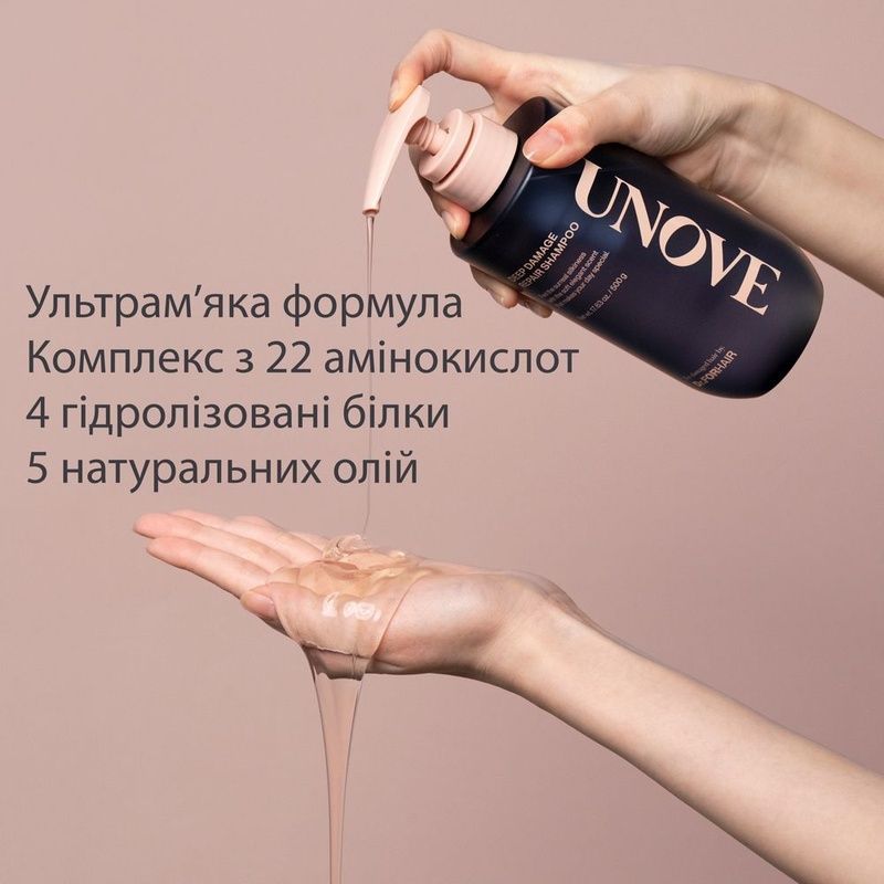 Відновлювальний шампунь для пошкодженого волосся Unove Deep Damage Repair Shampoo, 10 мл 8809669502694 фото