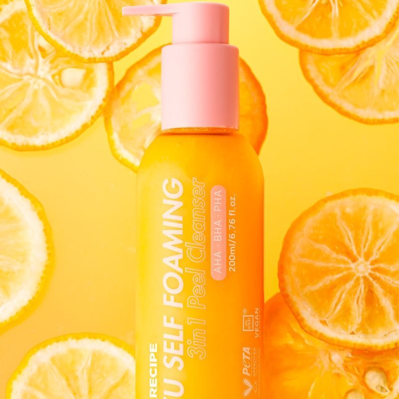 Освітлююча пінка для вмивання з екстрактом юдзу 3в1 LALARECIPE Yuzu Vita C Self Foaming 3in1 Cleanser, 3 мл 792418 фото