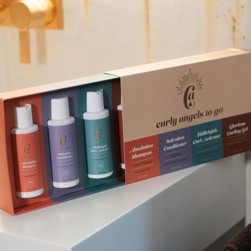 Набір мініатюр для кучерявого волосся CURLY ANGELS To Go 8422230000223 фото
