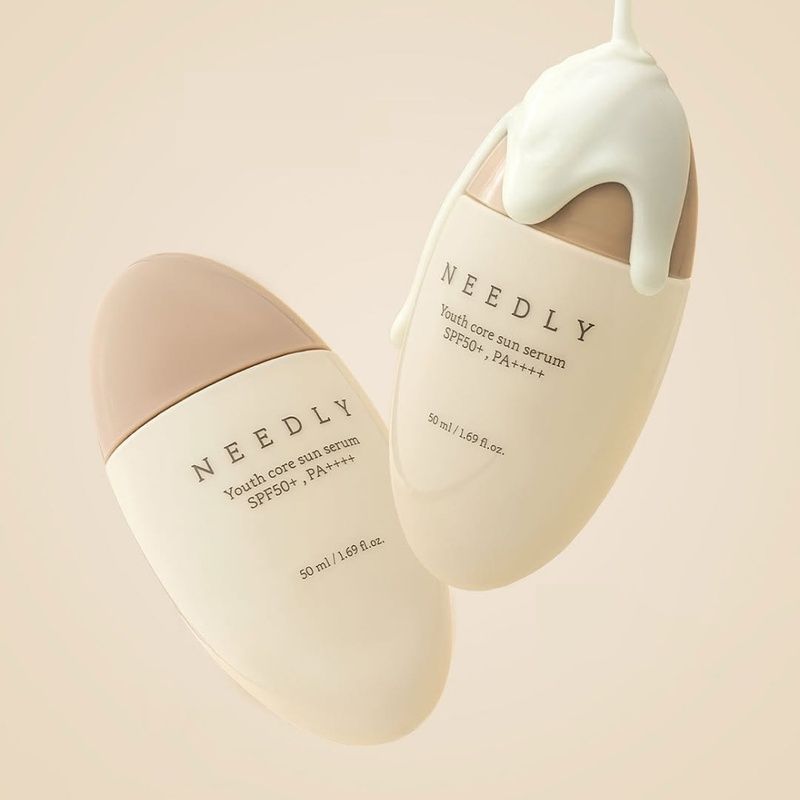 Сонцезахисна крем-сироватка потрійної дії Needly Youth Core Sun Serum SPF 50+ PA++++, 50 мл 8809455423660 фото