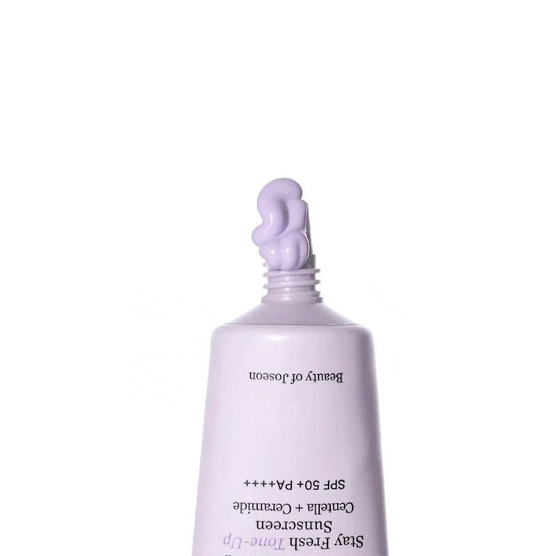 Сонцезахисний крем для обличчя з корекцією кольору Beauty of Joseon Stay Fresh Tone-Up Sunscreen SPF50+/PA++++ [Purple], 60 мл 8809968133933 фото