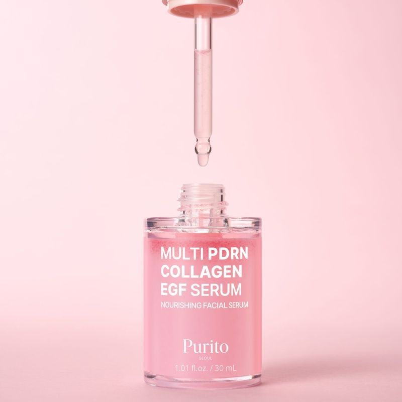 Сироватка для зволоження та пружного вигляду шкіри PURITO Seoul Multi PDRN Collagen EGF Serum, 30 мл 8809563104246 фото