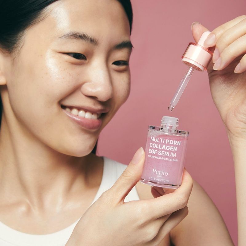 Сироватка для зволоження та пружного вигляду шкіри PURITO Seoul Multi PDRN Collagen EGF Serum, 30 мл 8809563104246 фото