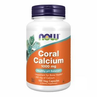 Кораловий кальцій NOW Coral Calcium 1000 mg капсули, 100 шт 733739012739 фото