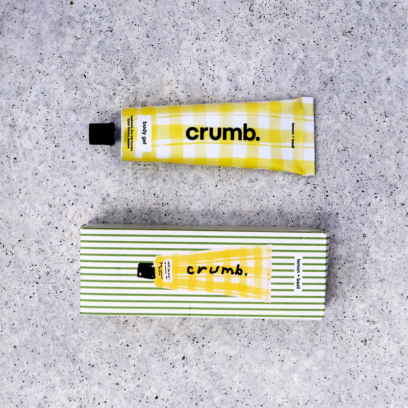 Зволожуючий гель для тіла з морськими мінералами та амінокислотами Crumb Lemon + Basil, 100 мл 21090 фото