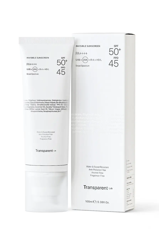 Невидимий сонцезахисний крем SPF50+ Transparent Lab Invisible Sunscreen SPF50+, 100 мл 43608 фото