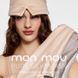 Шовкова маска для сну та відпочинку (чорний) Mon Mou Pure Silk&sup3; Mask Black 013-01 фото 3