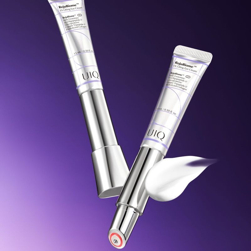 Крем для пружності шкіри навколо очей з LED EMS-аплікатором UIQ RejuBiome&trade; EX Lifting Eye Cream, 15 мл 8809771752215 фото