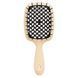 Гребінець для волосся Janeke 1830 Superbrush The Original Pastel Yellow & Black 8006060593300 фото