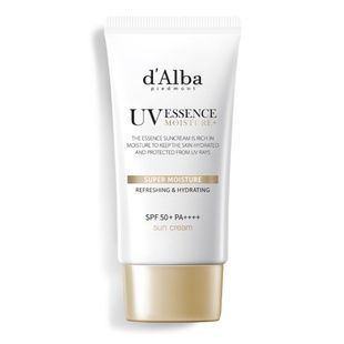 Веганський зволожуючий сонцезахисний крем D'ALBA Super Moisture Essence Sun Cream SPF 50+ PA++++ Короткий термін, 50мл 8809971482226 фото