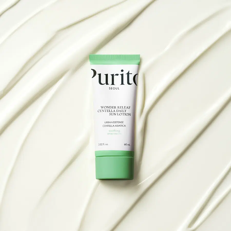 Щоденний сонцезахисний лосьйон Purito Seoul Wonder Releaf Centella Daily Sun Lotion 50+ PA++++, 60 мл 8809563103072 фото
