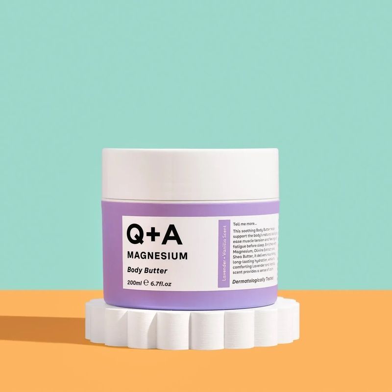 Заспокійливий баттер з магнієм Q+A Magnesium Body Butter, 200 мл 5061066470867 фото